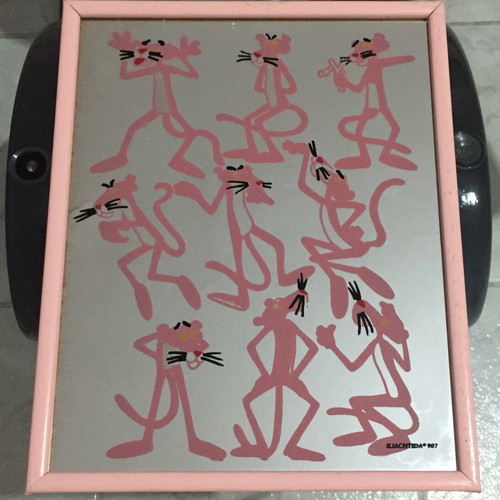 Pink Panther mirror frame new