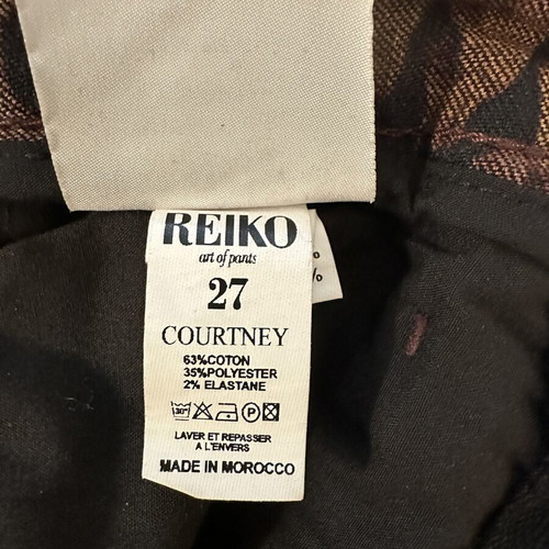 Reiko Courtney Skinny Pants printed, like new, size 27