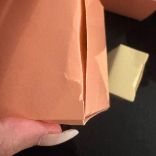 Paper jewelry boxes new, pack of 3, slightly pinkish