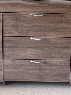Modern buffet with drawers used