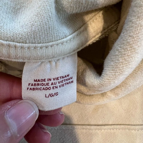 Levi’s hoodie like new, size L, yellow