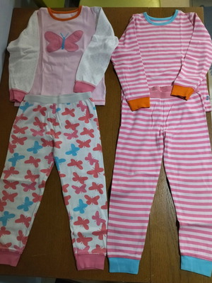 Παιδικές πυτζάμες Mothercare σαν καινούργιες, σετ 2 για κορίτσι 3-4 ετών