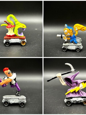 The Puke Shooters Gang Kenner Savage Mondo Blitzers figures complete set like new