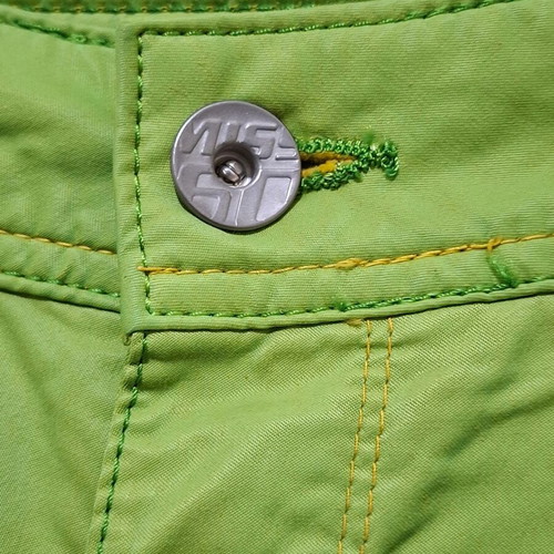 Miss Sixty Y2K Flared Pants New Old Stock Lime Green Size 28