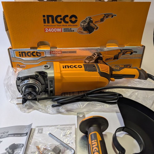 Ingco Angle Grinder 230mm 2400W AG24008E new