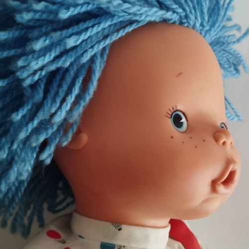 Vintage large boy doll Famosa Spain 55 cm used