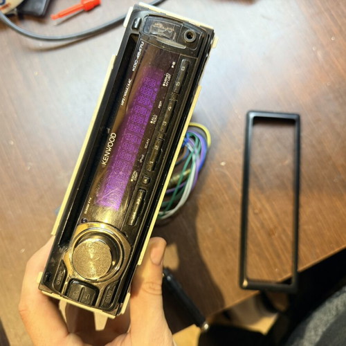 Kenwood Car Stereo used with CD, USB, and Aux