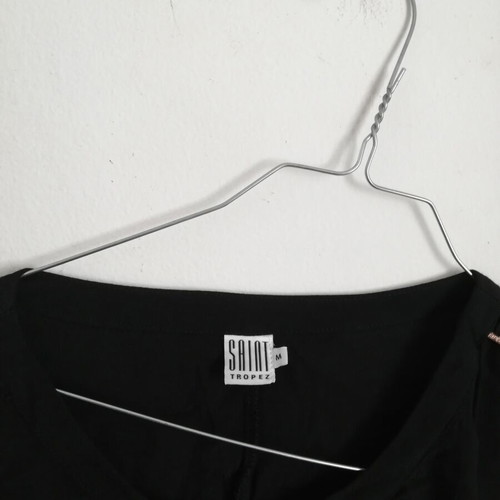 Saint Tropez Medium Black Kaftan Tunic like new, viscose