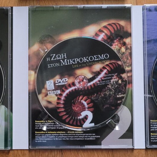 Life in the Undergrowth DVD like new, dubbed documentary