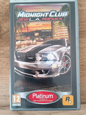 Midnight Club: Los Angeles Remix PlayStation Portable like new