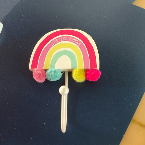 Rainbow wall hook like new