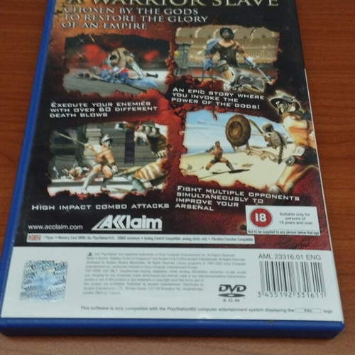 Gladiator Sword Of Vengeance PlayStation 2 used
