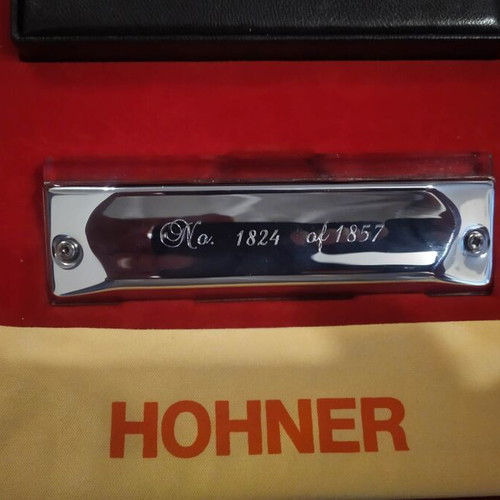 Hohner 150th Anniversary Chrome Edition Harmonica, limited 1857 pcs