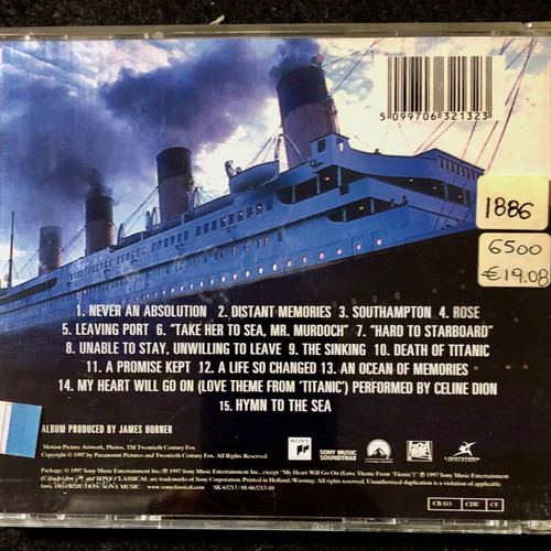 Titanic Music From The Motion Picture CD new, sealed