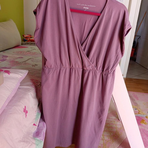 Anita maternity and nursing nightgown used, purple size 44-46