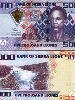 Σιέρα Λεόνε 5.000 Leones 2021 τραπεζογραμμάτιο καινούργιο