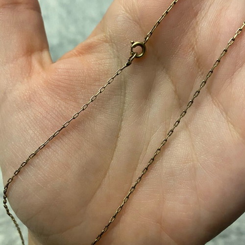 Gold necklace chain 36 cm 7 carat used