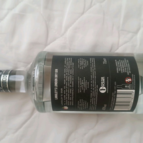 Langley's London Dry Gin new, unopened