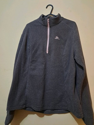 Fleece γυναικεία μπλούζα γκρι, εφαρμογή XXL, σαν καινούργιο, ελάχιστα φορεμένο