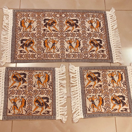 Traditional set of woven lined semens new