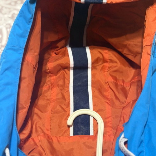 Helly Hansen men's windbreaker used, size XL, blue orange