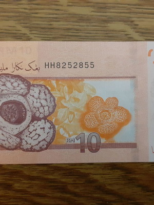 Malaysia 10 Ringgit 2021 new