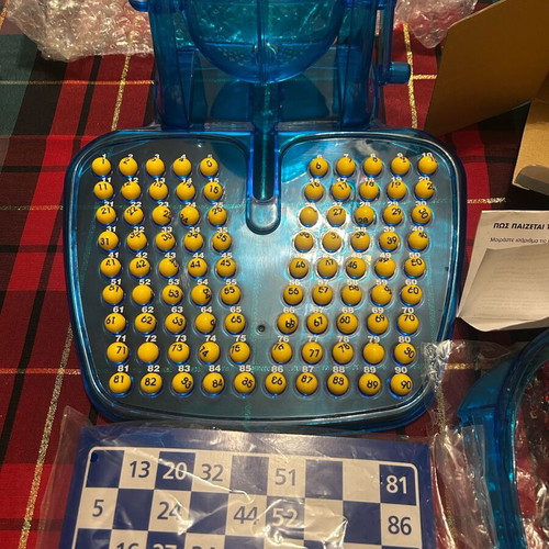 Bingo board game new for children aged 6 and up