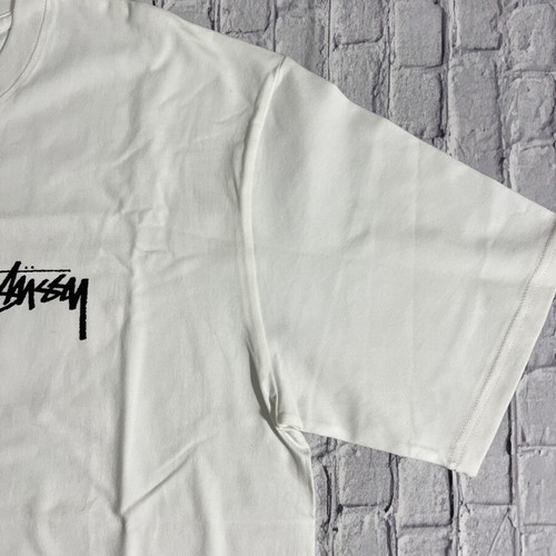 Stussy Shrooms Tee new, sizes M and L, white