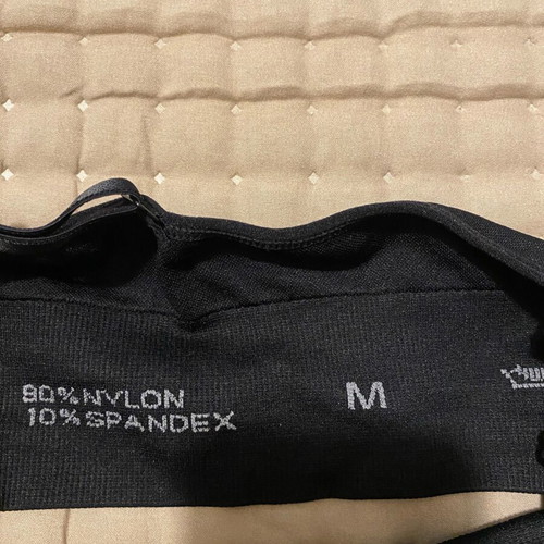 Black Seamless Bralette with Adjustable Straps like new
