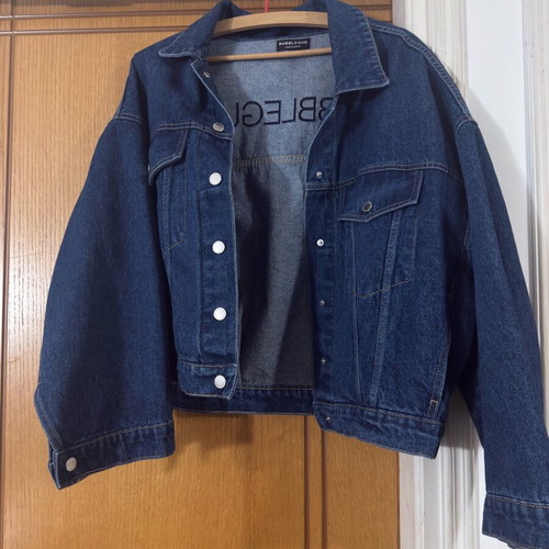Bubblegun denim jacket like new, blue, one size