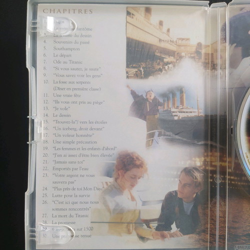 DVD Titanic (1997) French Edition Used with Subtitles