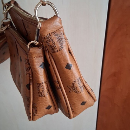 Crossbody bags beige set of 2 with wallet like new