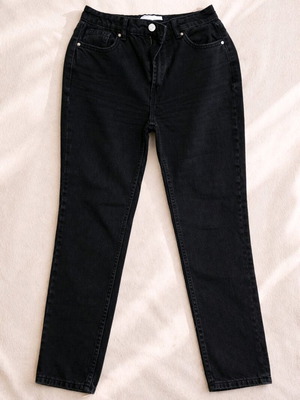Zara Black Mom Fit Jeans Size 36 Like New