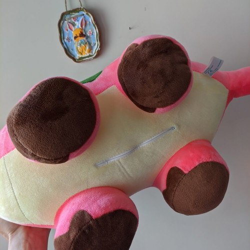 Big Dino Plush Like New Pink Dinosaur Teddy