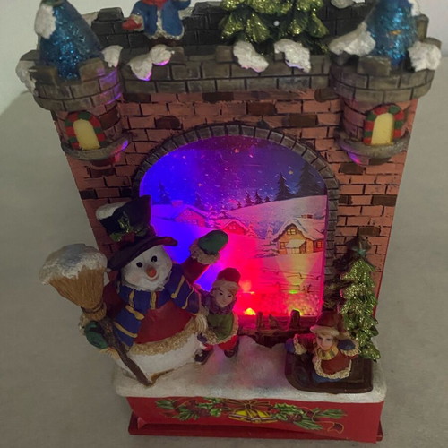 Christmas decorative light with music used, 8/14/24cm, battery operated