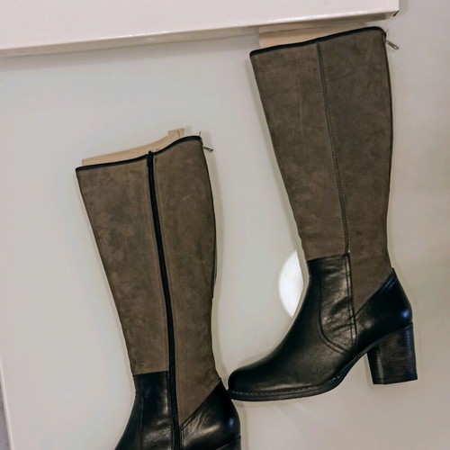Bournazos boots new, leather, size 40, black and gray