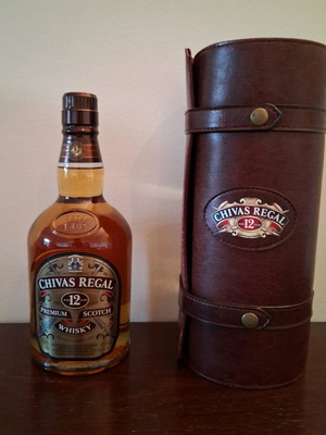 Chivas Regal Premium 12 Years συλλεκτικό εμφιάλωση 2006 με δερμάτινη θήκη
