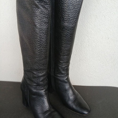Logan leather boots Vero Cuoio like new, size 39, black