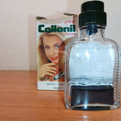 Collonil shoe color bottle used collectible