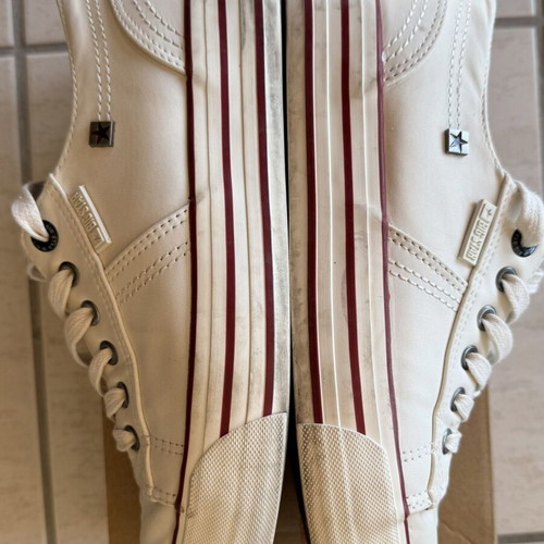 Big Star white leather sneakers like new, size 40