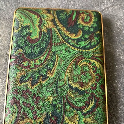 German cigarette case used, vintage