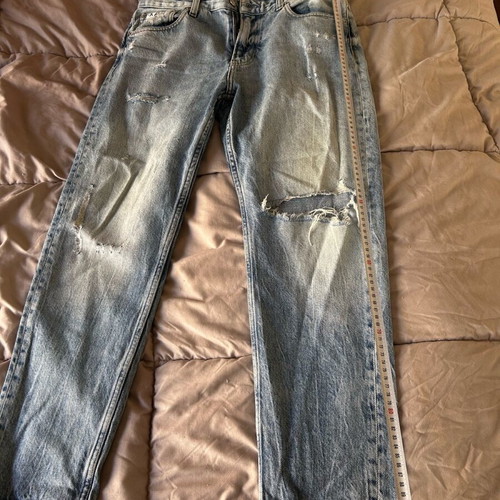 Jean παντελόνι Calvin Klein Jeans σαν καινούργιο με σκισίματα, γραμμή Dad Jean