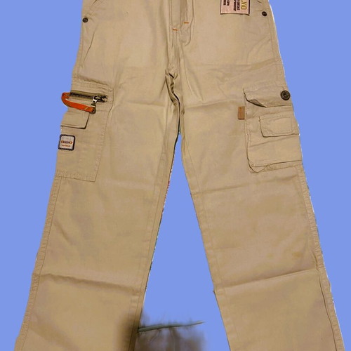 Cargo pants boys new, size 6, beige Silvian Heach