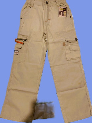 Cargo pants boys new, size 6, beige Silvian Heach
