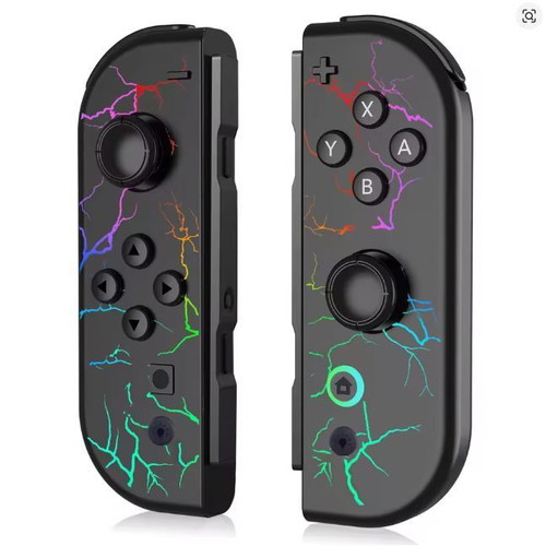 RGB JoyCon L/R wireless controller with lightning for Nintendo Switch