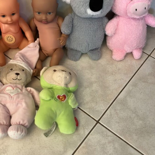 Mega Pack of Baby Toys and Stuffed Animals used, Fisher-Price, Mothercare, Nenuco