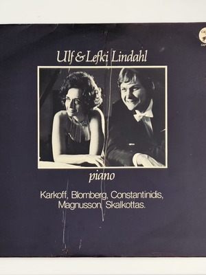Ulf & Lefki Lindahl βινύλιο LP μεταχειρισμένο, μουσική για πιάνο