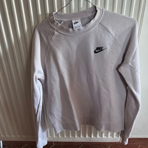 Nike women's sweatshirt used, size S, white and beige
