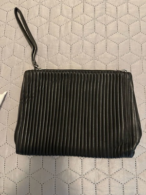 Zara clutch μεταχειρισμένο, μαύρο χειρός