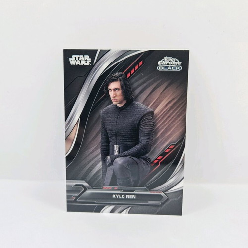Topps Chrome Black Starwars Kylo Ren σαν καινούργιο